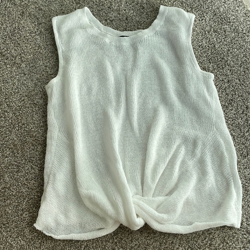 Seven for all mankind mesh tank